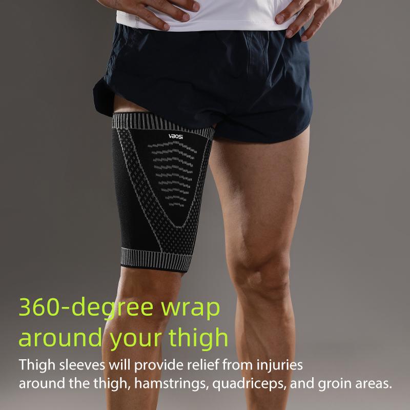 Durable And Safe 1 Piece Elastic Non-Slip Breathable Thigh Support Sleeve