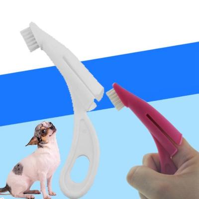 Pet Supplies Pet Finger Toothbrush Cats and Dogs Stain Remover Oral Cleaning Grooming Tools Soft Brush