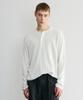 Le Mad Relaxed Henley Neck Long Sleeve Knit - Ivory