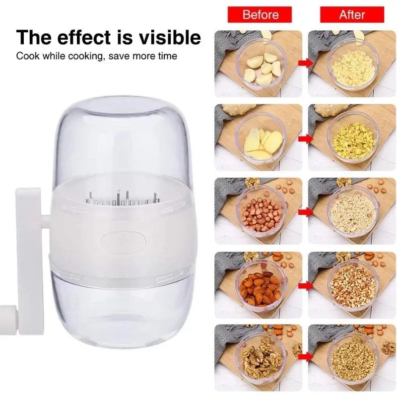 Multifunctional Nut Chopper Manual Food Grinder Crusher Hand Crank for All Nuts Pecans Walnut Groundnut Grinder
