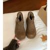 Fleece Shoes, Thick-soled Cotton Shoes, Short Ankle Boots, Women's Snow Boots