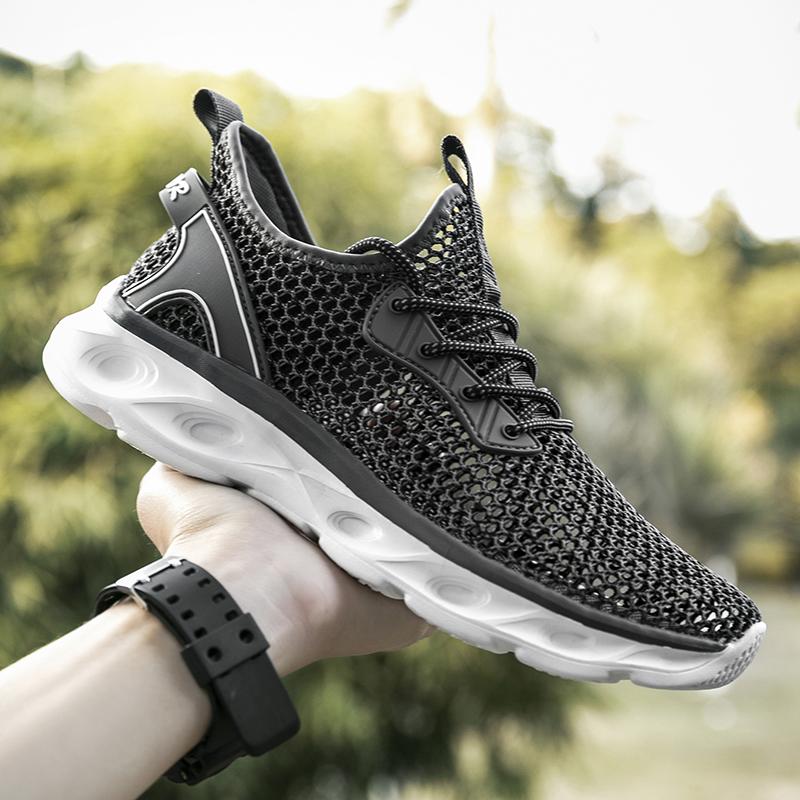 

Летние быстросохнущие болотные ботинки Мужская акваобувь Дышащие кроссовки для бега трусцой Вверх по течению Походная обувь для скалолазания на открытом воздухе Легкая водная обувь