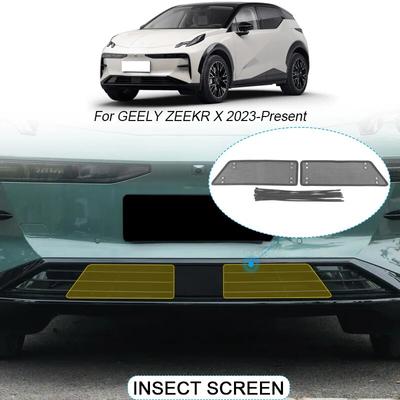 2pcs Car Insect-proof Air Inlet Protection Cover Insert Vent Racing Grill Filter Net External Accessory For ZEEKR X 2023-2025