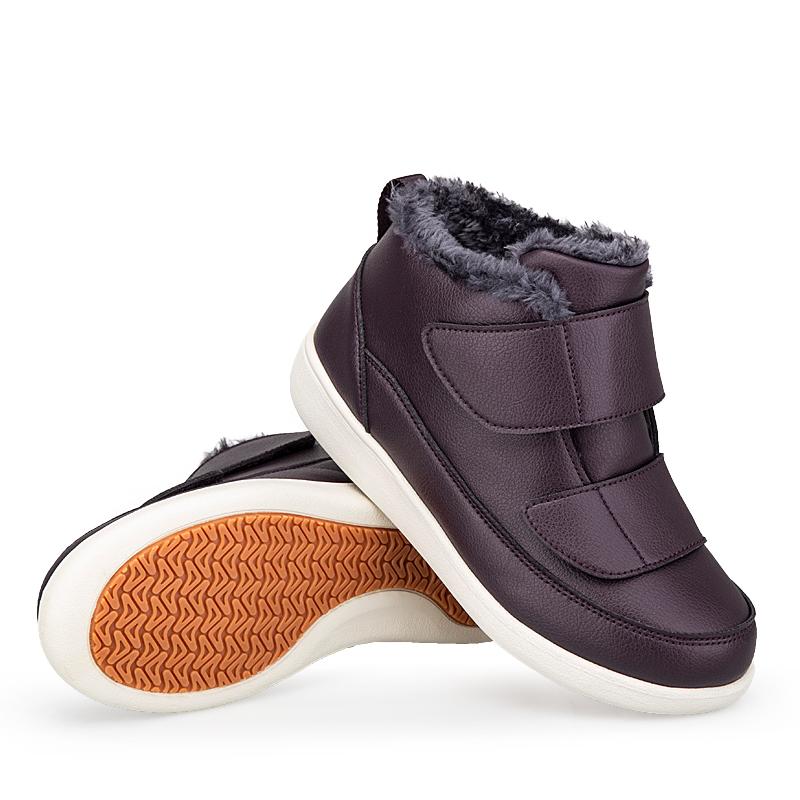 TUINANLE Women's Soft Bottom Non-Slip Velvety Winter Boots - Warm Old Beijing Style Snow Boots Men Cotton Shoes