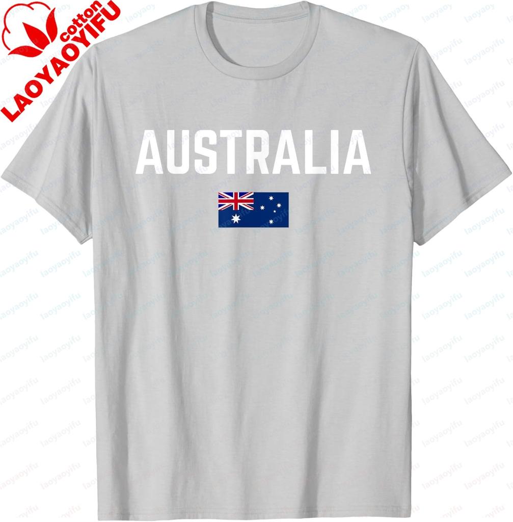 For Australian Flag Day Tshirt Unisex And Unisex Short Sleeves Breathable And Comfortable Cotton Personalized Clothing