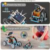 Enhanced 13-in-1 DIY Solar-Powered Robot Car Kit