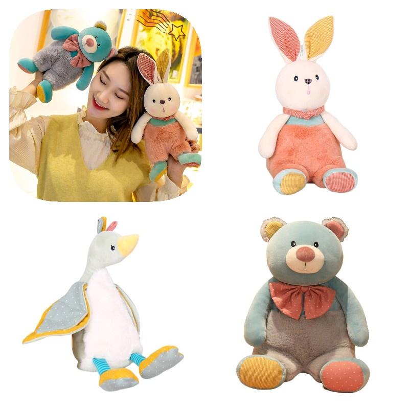 Adorable Animal Plush Toys In Rabbit Goose And Bear Styles