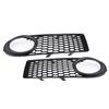 Left Right Front Bumper Fog Lamp Cover Frame Side Lower Grille Trim with Hole for Beetle 2006-2010 1C0807684J 1C0807683J
