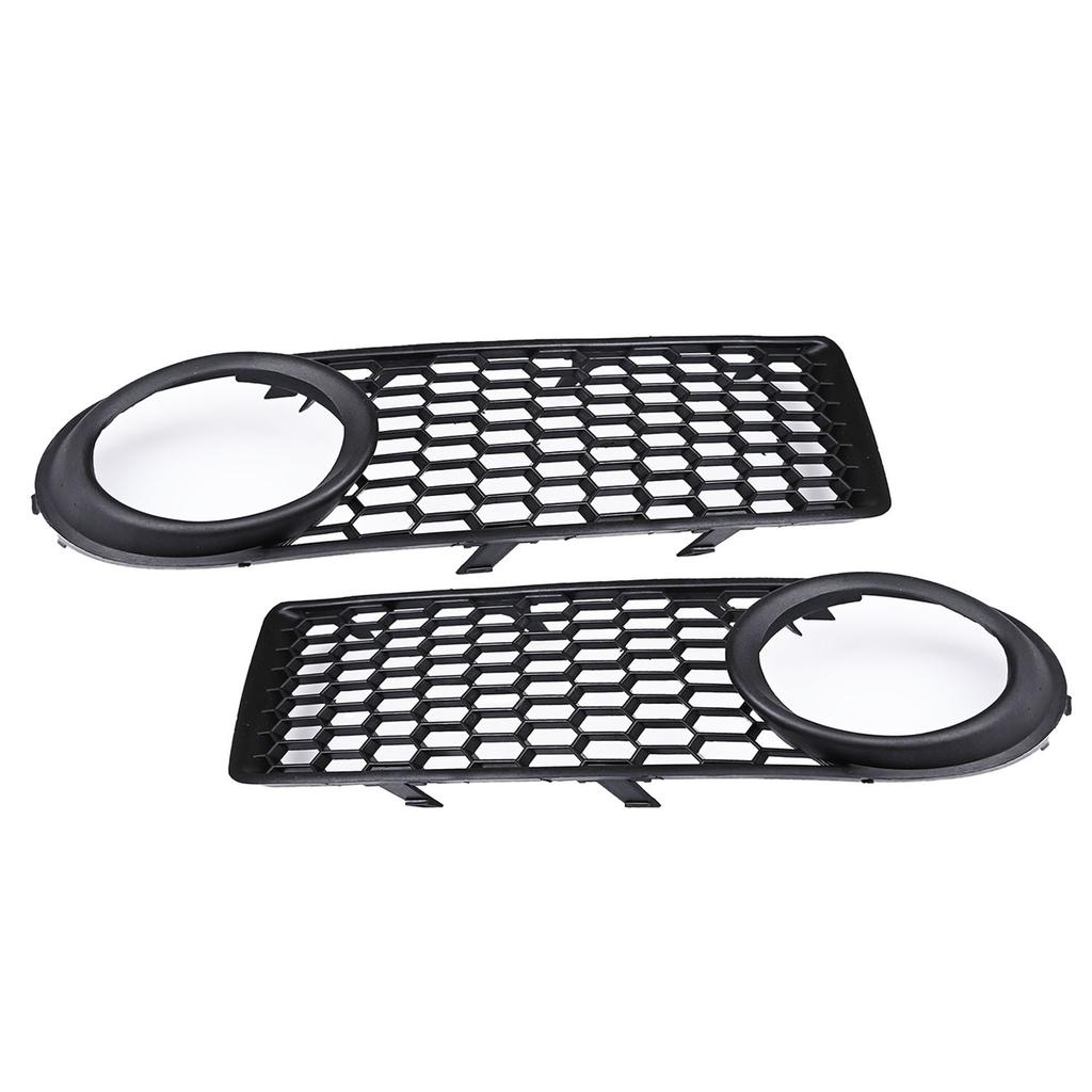 Left Right Front Bumper Fog Lamp Cover Frame Side Lower Grille Trim with Hole for Beetle 2006-2010 1C0807684J 1C0807683J