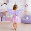 Lightweight Swan Wings for Adults Angel Feather Kids, Colorful Wing Costume Accessory Comfortable Masquerade with Elastic Strap Halloween Party,