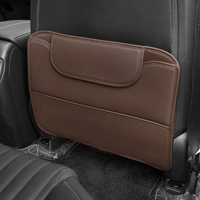 Easy Clean Waterproof Car Seat Protector Leather Cover Universal Car Seat Not Kick Mat Waterproof for Back Seats