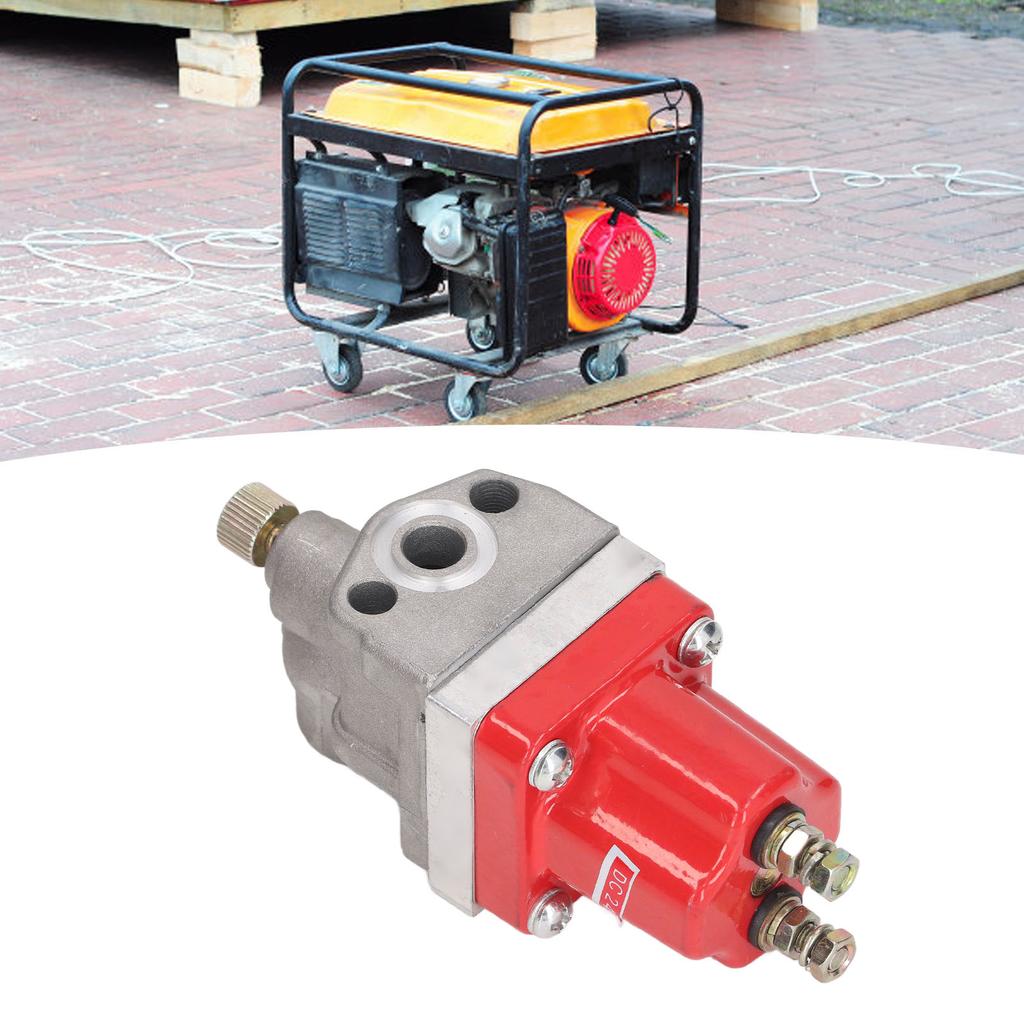 Solenoid Valve 7993 Iron Double Column Electromagnetic Valve Replacement for Generator 24V