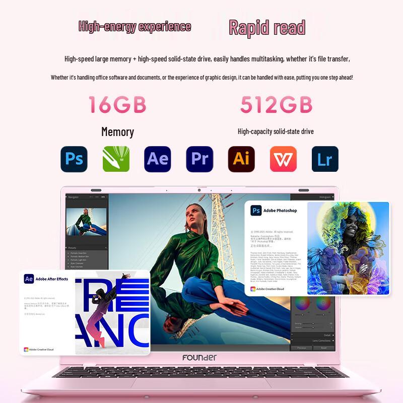 Founder Kunpeng 14-inch Thin & Light Business Laptop (CN version)