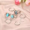 Fashion Women Carved Tophus Knuckle Rings Set 8 In 1