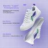Table Tennis Shoes,, Professional Training, Standard White/fluorescent Starry Purple, Size 43