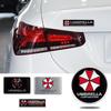 Creative Metal Car Stickers: Biochemical Crisis Scratch Cover & Umbrella Design