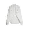 ELLE Fashionable Casual Solid Color Long Sleeve Shirt Women tops White EC50638