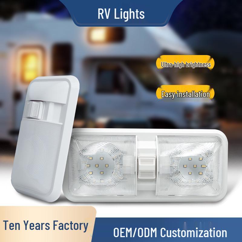 

Светодиодный светильник для чтения RV третьего поколения высокой яркости для модификации интерьера RV 06 белый