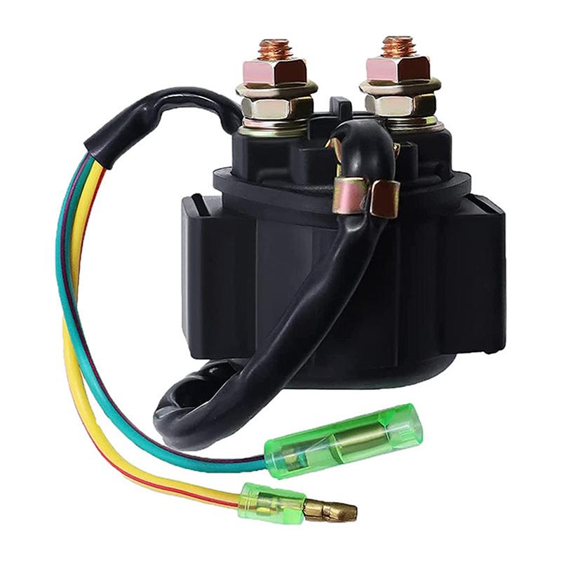 Motorcycle Starter Relay Electromagnetic Switch For Honda TRX300 TRX400 Kawasaki Strong Start Durable OEM Replacement 1pc