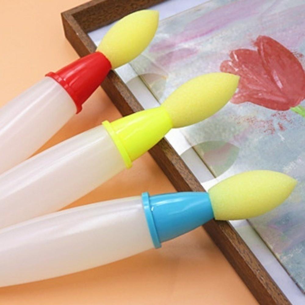 3pcs/set Versatile Sidewalk Chalk Paint Brush Set Outdoor Fun Art Tools  Children's Painting