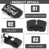 5pcs Car Seat Belt Anti Scratch Buckle Protector Cover Accessories For Ford Fiesta Ranger Mondeo Escape Ecosport Fusion Explorer