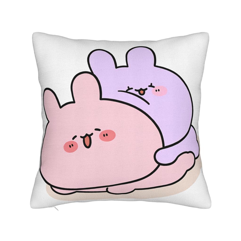 Pillow Cover Asamimichan and Anemimi  Morden Pillow Case For Sofa Couch Bed Living Room Pillowcases