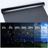 Black Car Window Film 5%/20%/35%/50%/70% VLT Window Tinting Glass Shading Sticker Summer UV Protector Auto Accessories