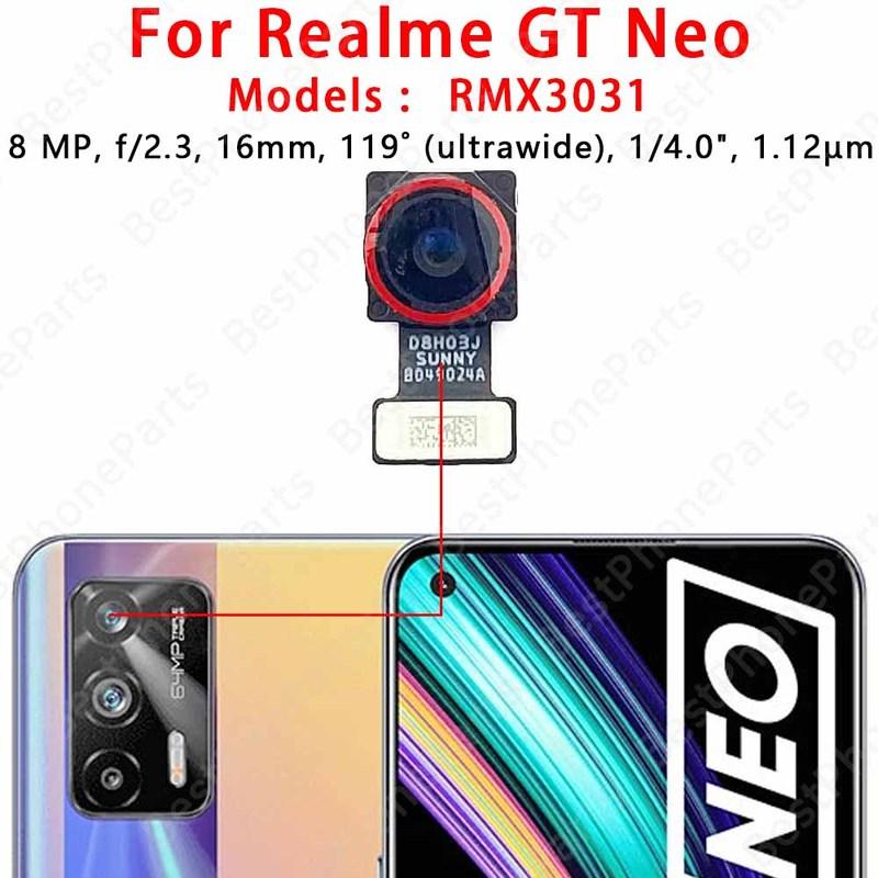 Fotocamera Posteriore Anteriore Per Realme C55 C67 4G GT Master GT Neo Modulo Fotocamera Principale Cavo Flessibile Sostituzione Ricambi