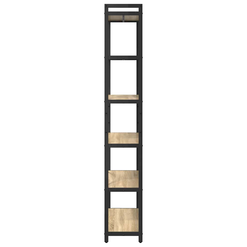 Bookshelf Sonoma Oak 80 x 30 x 189.5 cm Engineered Wood