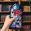 Gothic Arch Design Book Nook Acrylic Light-transmitting Table Setting  Tabletop Display