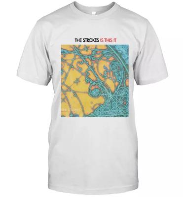NY The Strokes Is This It Kortärmad Vit Alla Storlekar T-shirt Unisex T-shirt