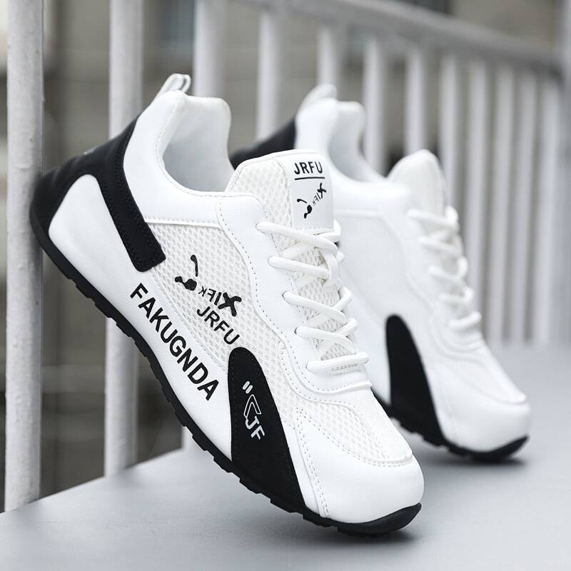 2025 autumn and winter new men's shoes leather sports casual shoes soft sole light dad shoes Korean version versatile travel shoes men