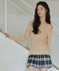 ZEROPLANET Rudy Off-Shoulder Knit [Caramel]