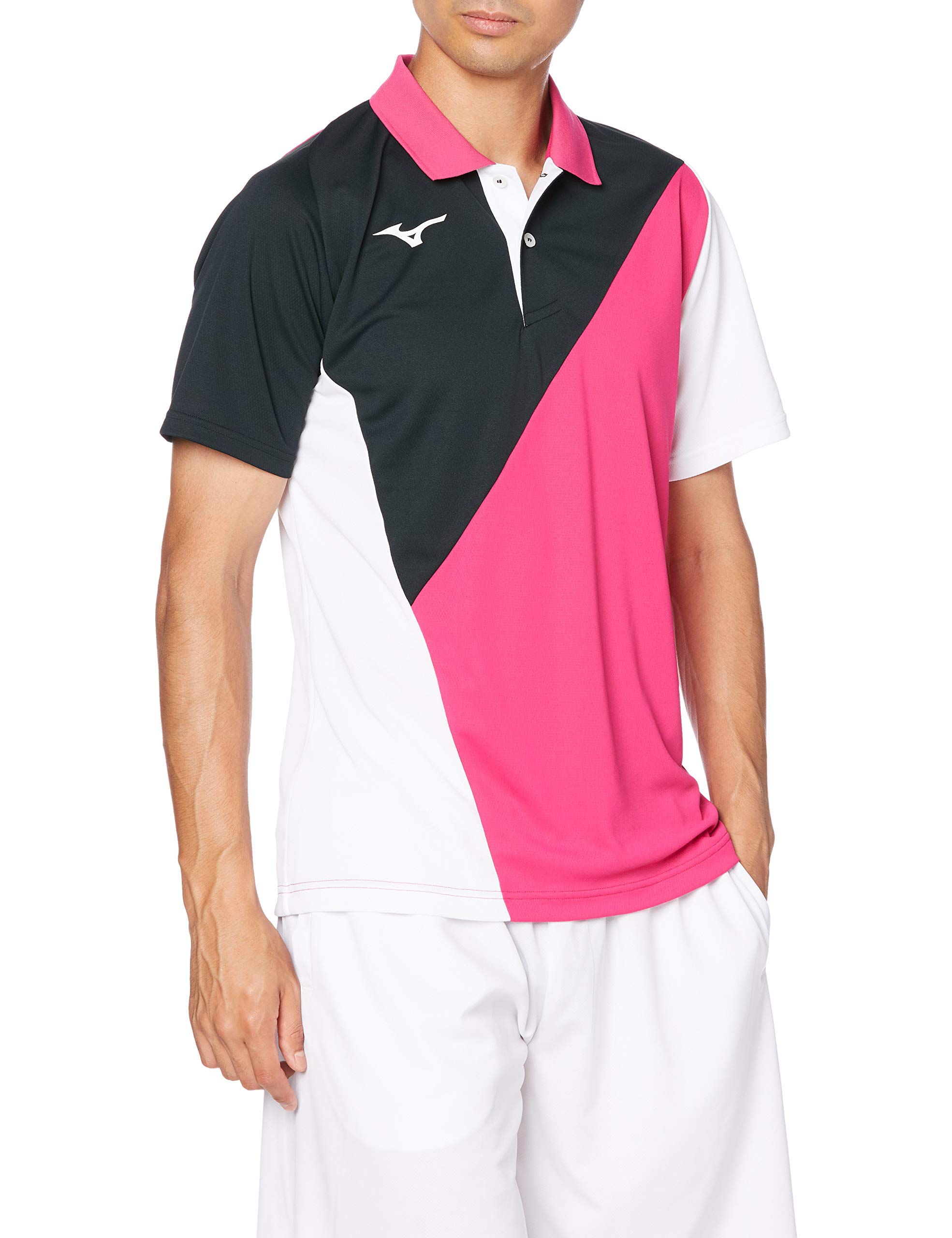 

Mizuno Tennis Game Short Size XS Shirt, Sleeve, 62JA0015, Pink, (Japan XS) розовый