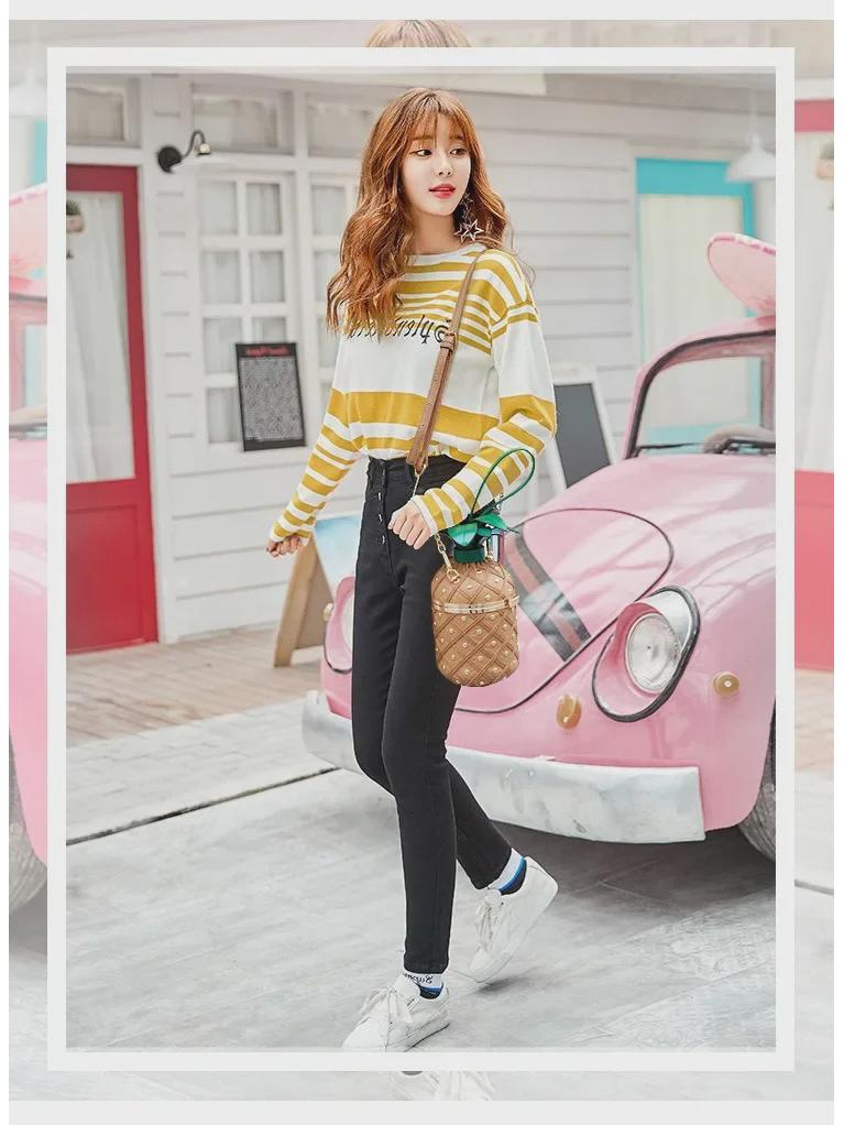 2025 Damska Modna Torba na Ramię w Kształcie Ananasa - Kreatywny i Swobodny Styl Kurierski na Łańcuszku