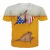 3D Print Funny Muscle Graphic T Shirt for Men Women Short Sleeve Ugly Tee Shirts Clothes Mens Novelty Party Cosplay Tshirts