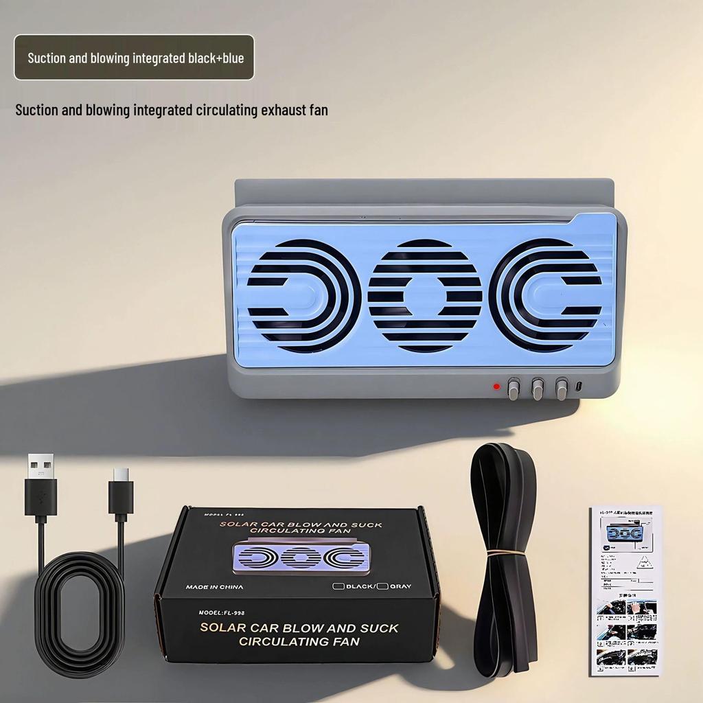 Solar Car Ventilation and Cooling Exhaust Fan