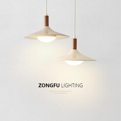 French Minimalist UFO Chandelier: Cream Style for Dining Table, Bar, Bedside, or Room Decor