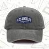 pc Los Angeles California Vintage Washed Hat Mens and Womens Solid Baseball Cap Suitable for All Seasons Ideal Gift for