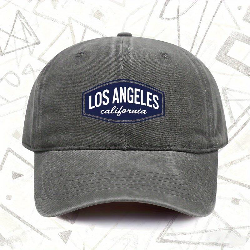pc Los Angeles California Vintage Washed Hat Mens and Womens Solid Baseball Cap Suitable for All Seasons Ideal Gift for