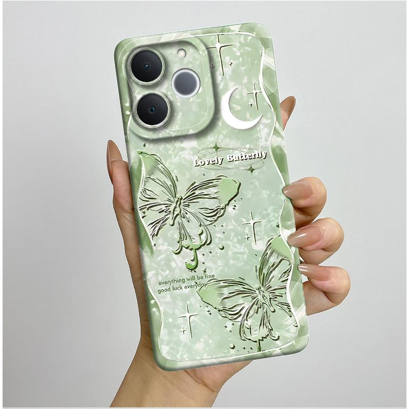 For Realme Note 70T Phone Case Aesthetic Butterfly Flower Anti Drop Protection Covers For Realme Note 70 T Note70T Bumper Casing