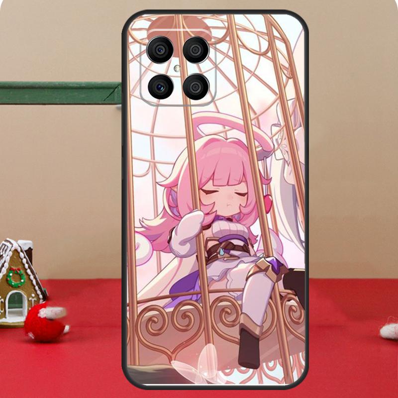 Elysia Honkai impact Case For Honor Magic 8 5 6 7 Lite Honor 400 Pro 200 50 70 90 X8c X8a X8b X9a X9b X9c Cover