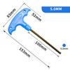 Furniture Assembly Tool Long Handle Hex Wrench T Type Hex Wrench DIY Enthusiasts