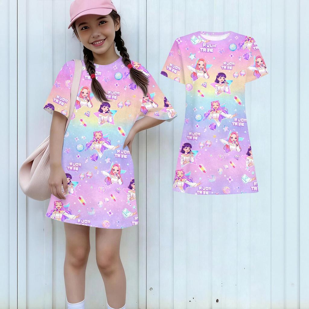 Children's Girls' Fashionable And Casual Sleeping Dress