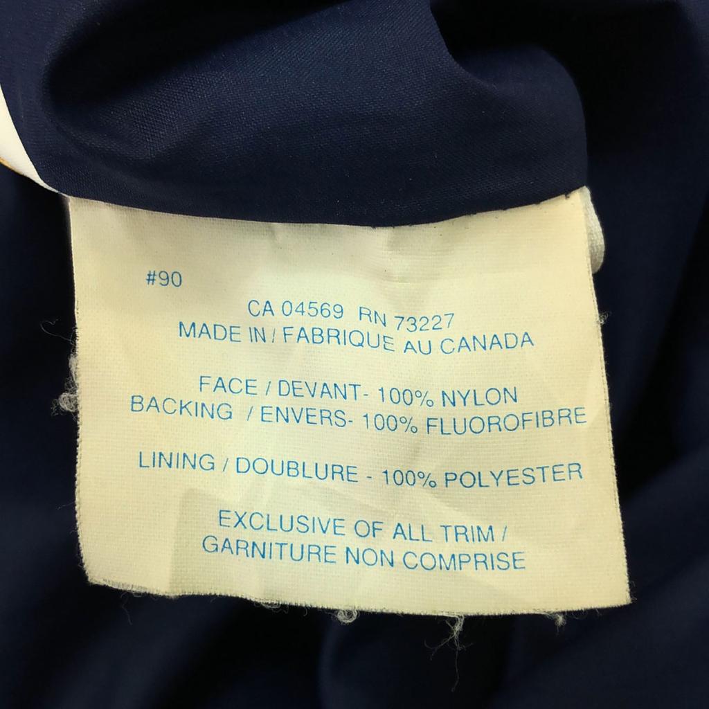 Far West 80s 90s Made In Canada Old Logo Embroidery Nylon Jacket M Green Men's Used