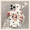 Love Mirror Bracelet Is Suitable for Apple 17promax Mobile Phone Case Iphone15 New Women's 16 Light Luxury High Sense