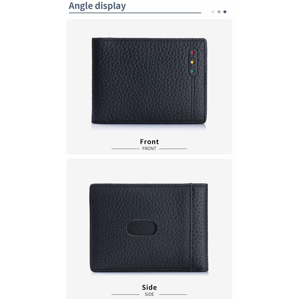 Slim PU Leather Wallet with RFID Blocking for Men Women Small Credit Card Holder Driver License Protective for Case