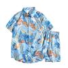 Men's Casual Swim Trunks & Short Sleeve Set