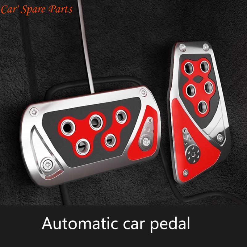 Y4UA Non-slip Car Foot Treadle Footrest Pedal Cover Automatic Gear Brake Rest Pedal