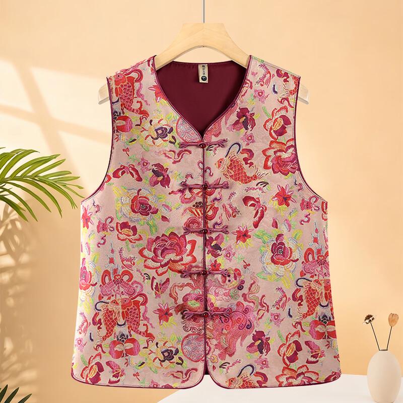 

Женский жилет в традиционном китайском стиле YUZHAOLIN XL